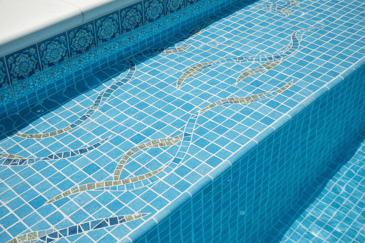 Pool after green-to-clean transformation